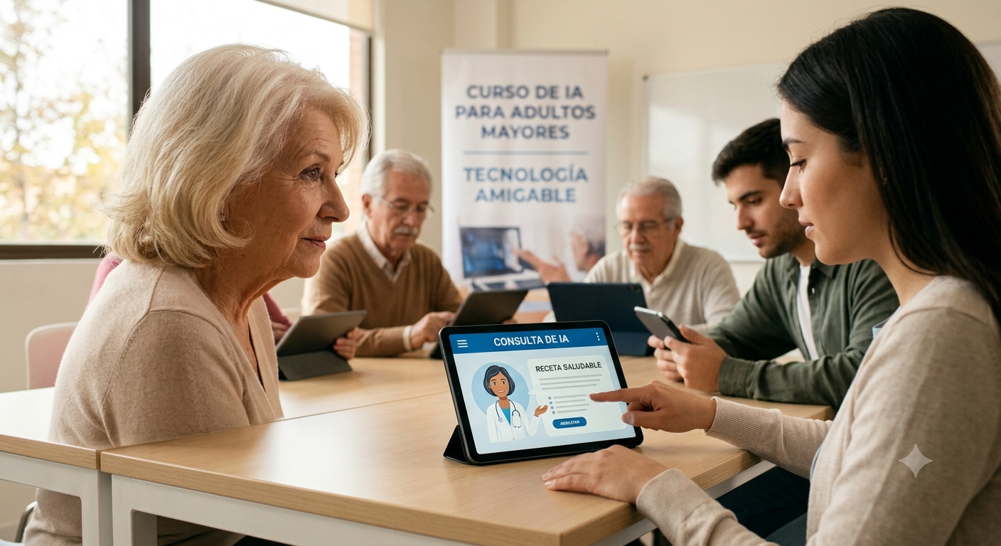 Guia practica para enseñar inteligencia artificial a mayores adultos